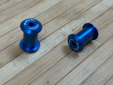 Burgtec Transition Chainstay Pivot Bolts / Schrauben Kettenstrebe blau