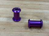 Burgtec Transition Chainstay Pivot Bolts / Schrauben Kettenstrebe lila