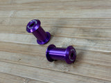 Burgtec Transition Chainstay Pivot Bolts / Schrauben Kettenstrebe lila