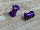 Burgtec Transition Chainstay Pivot Bolts / Schrauben Kettenstrebe lila