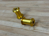 Burgtec Transition Chainstay Pivot Bolts / Schrauben Kettenstrebe gold