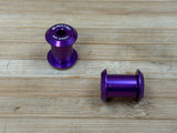 Burgtec Transition Seatstay Pivot Bolts / Schrauben Sitzstrebe lila