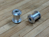 Burgtec Transition Seatstay Pivot Bolts / Schrauben Sitzstrebe silber