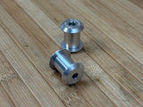Burgtec Transition Seatstay Pivot Bolts / Schrauben Sitzstrebe silber