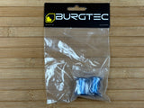 Burgtec Transition Seatstay Pivot Bolts / Schrauben Sitzstrebe blau