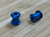 Burgtec Transition Seatstay Pivot Bolts / Schrauben Sitzstrebe blau