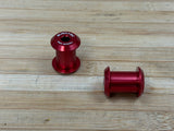 Burgtec Transition Seatstay Pivot Bolts / Schrauben Sitzstrebe rot