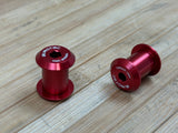 Burgtec Transition Seatstay Pivot Bolts / Schrauben Sitzstrebe rot
