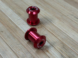 Burgtec Transition Seatstay Pivot Bolts / Schrauben Sitzstrebe rot