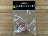 Burgtec Transition Seatstay Pivot Bolts / Schrauben Sitzstrebe orange