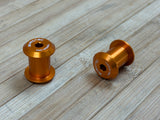 Burgtec Transition Seatstay Pivot Bolts / Schrauben Sitzstrebe orange