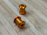 Burgtec Transition Seatstay Pivot Bolts / Schrauben Sitzstrebe orange