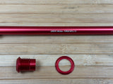 Burgtec 188mm x 12mm 1.00mm Pitch Rear Axle / Achse rot
