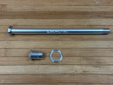 Burgtec 188mm x 12mm 1.00mm Pitch Rear Axle / Achse silber
