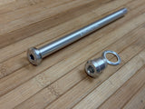 Burgtec 188mm x 12mm 1.00mm Pitch Rear Axle / Achse silber