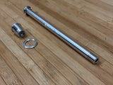 Burgtec 188mm x 12mm 1.00mm Pitch Rear Axle / Achse silber