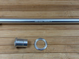 Burgtec 188mm x 12mm 1.00mm Pitch Rear Axle / Achse silber