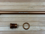 Burgtec 188mm x 12mm 1.00mm Pitch Rear Axle / Achse kash bronze