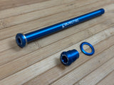 Burgtec 188mm x 12mm 1.00mm Pitch Rear Axle / Achse blau