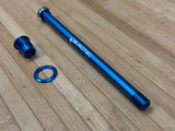 Burgtec 188mm x 12mm 1.00mm Pitch Rear Axle / Achse blau