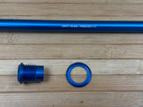 Burgtec 188mm x 12mm 1.00mm Pitch Rear Axle / Achse blau