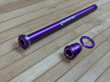 Burgtec 188mm x 12mm 1.00mm Pitch Rear Axle / Achse lila