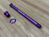 Burgtec 188mm x 12mm 1.00mm Pitch Rear Axle / Achse lila