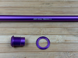 Burgtec 188mm x 12mm 1.00mm Pitch Rear Axle / Achse lila