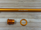 Burgtec 188mm x 12mm 1.00mm Pitch Rear Axle / Achse orange