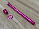 Burgtec 188mm x 12mm 1.00mm Pitch Rear Axle / Achse pink