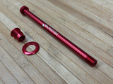 Burgtec Orbea 186mm Rear Axle / Steckachse rot