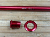 Burgtec Orbea 186mm Rear Axle / Steckachse rot