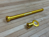 Burgtec Orbea 186mm Rear Axle / Steckachse gold