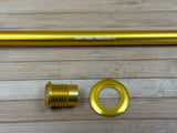 Burgtec Orbea 186mm Rear Axle / Steckachse gold