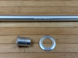 Burgtec Orbea 186mm Rear Axle / Steckachse silber