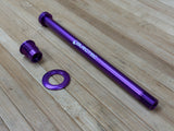 Burgtec Orbea 186mm Rear Axle / Steckachse lila