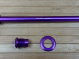 Burgtec Orbea 186mm Rear Axle / Steckachse lila
