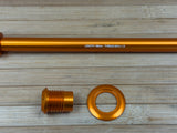 Burgtec Orbea 186mm Rear Axle / Steckachse orange