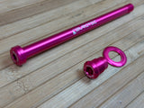Burgtec Orbea 186mm Rear Axle / Steckachse pink