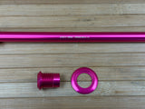 Burgtec Orbea 186mm Rear Axle / Steckachse pink