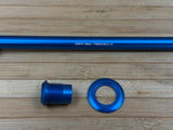 Burgtec Orbea 186mm Rear Axle / Steckachse blau