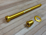 Burgtec Orbea 184mm Rear Axle / Steckachse gold