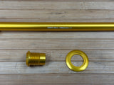 Burgtec Orbea 184mm Rear Axle / Steckachse gold