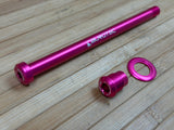 Burgtec Orbea 184mm Rear Axle / Steckachse pink