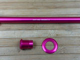 Burgtec Orbea 184mm Rear Axle / Steckachse pink