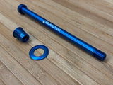 Burgtec Orbea 184mm Rear Axle / Steckachse blau