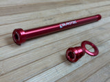 Burgtec Orbea 184mm Rear Axle / Steckachse rot