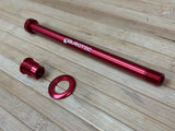 Burgtec Orbea 184mm Rear Axle / Steckachse rot