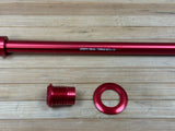 Burgtec Orbea 184mm Rear Axle / Steckachse rot