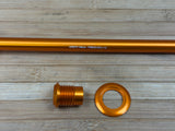 Burgtec Orbea 184mm Rear Axle / Steckachse orange